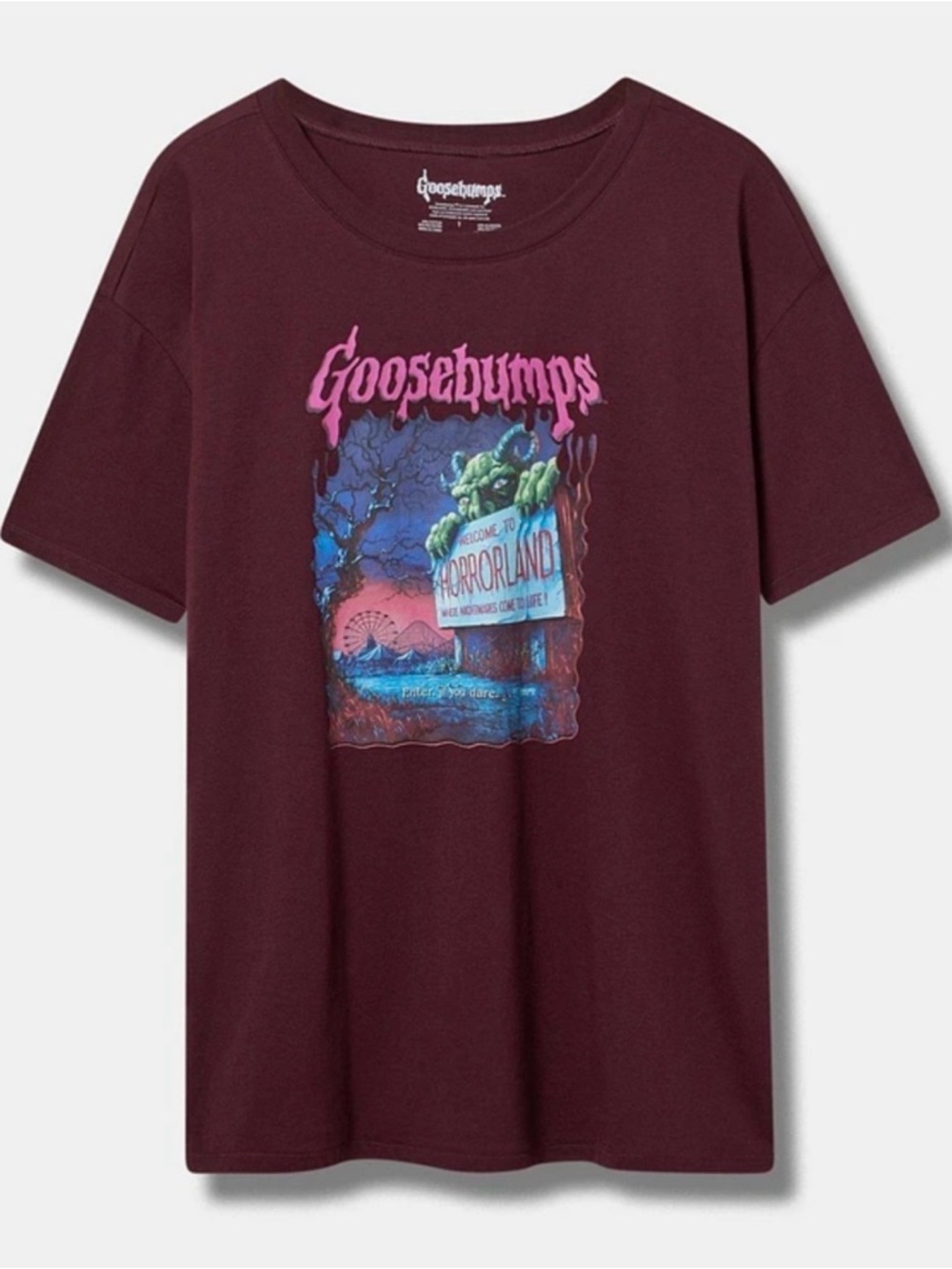 NWT Goosebumps Torrid Welcome to Horror Land Shirt Size 1 XLarge
